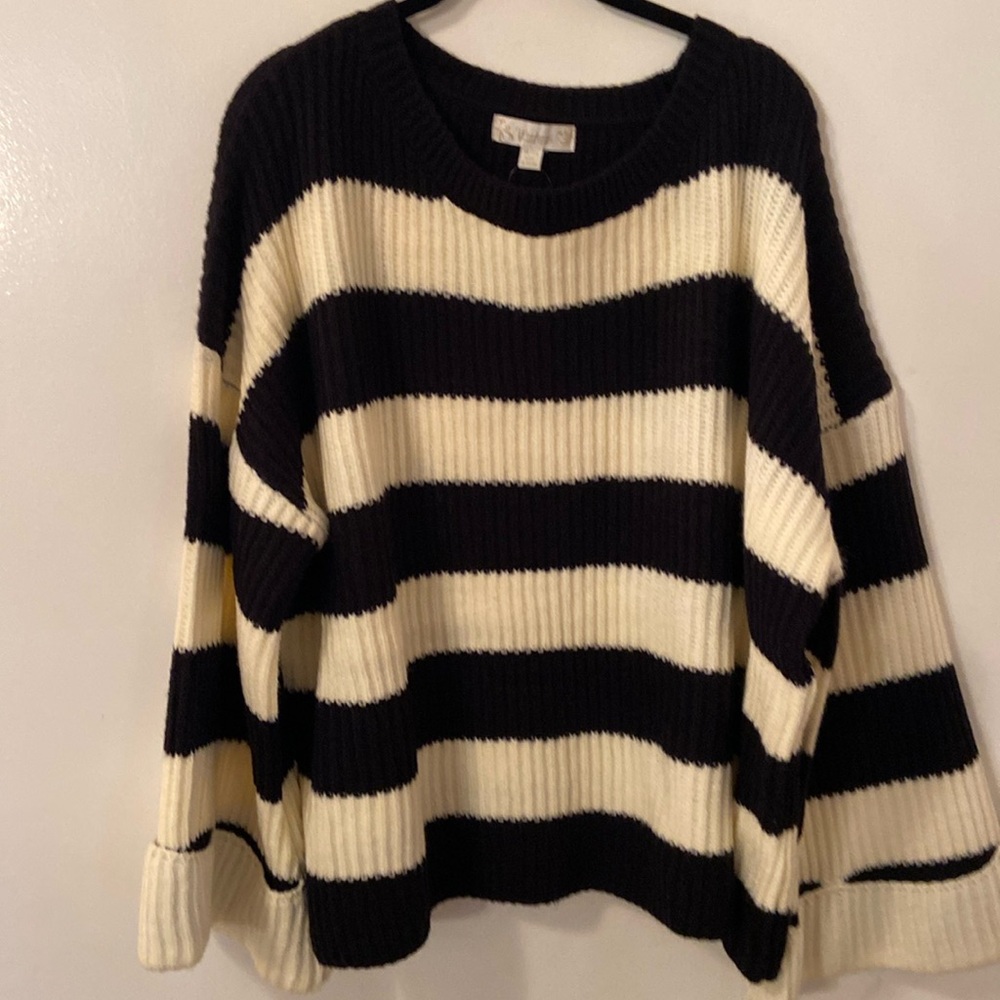 Bell sleeve sweater